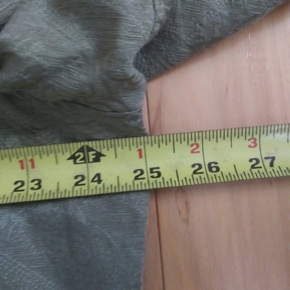 Chico's button down silk and linen blouse chico size 3 - Picture 8 of 11